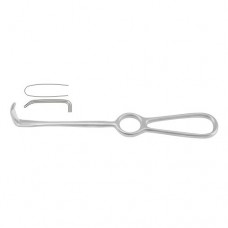 Langenbeck Retractor Stainless Steel, 22.5 cm - 8 3/4" Blade Size 40 x 11 mm